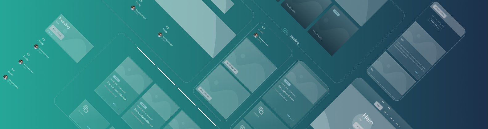 Overview banner of the TAG Design System component library.